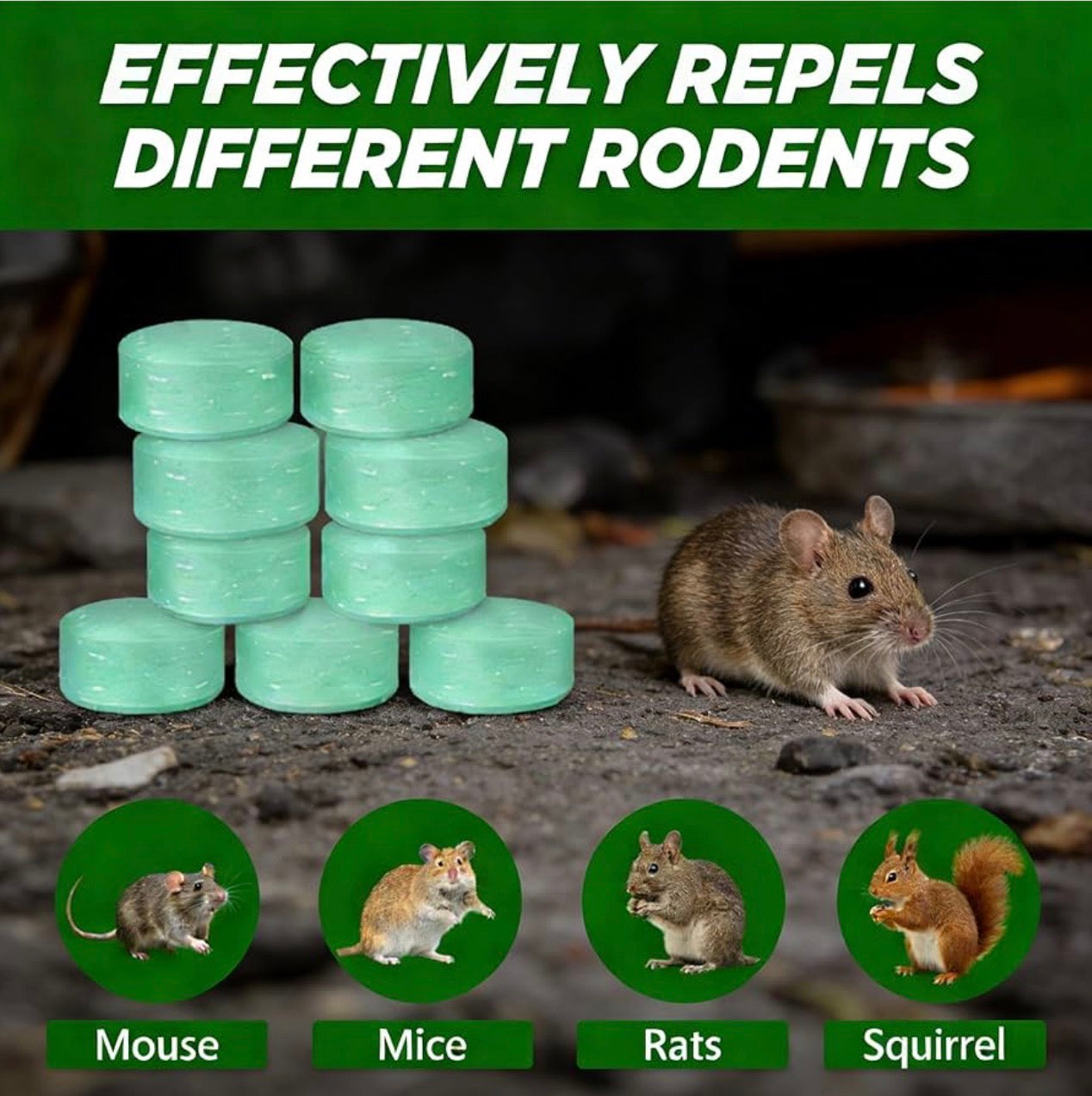 Rodent Repellent Tablets
